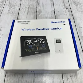 Wireless Weather Station With LED Display Colored FJ3378 Indoor Outdoor