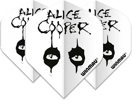 Winmau Rock Legends Alice Cooper Dart Flights - Shape White