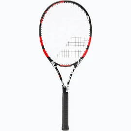 Babolat Evoke 105 Strung Tennis Racquet (Black/Orange)