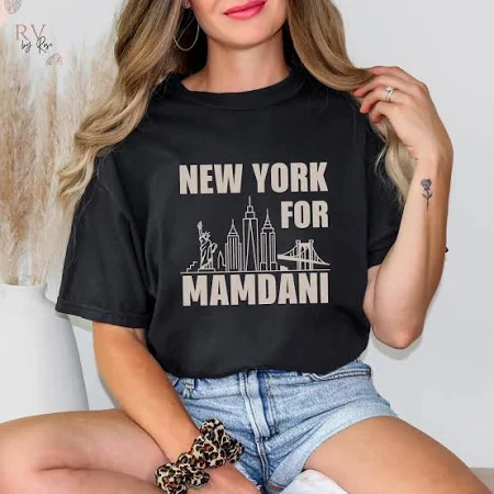 New York for Mamdani Shirt, Comfort Colors Zohran Mamdani Tshirt, Vote Zohran for Mayor Tshirt, Say No to Cuomo Progressive Democrats Tee