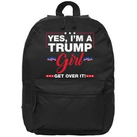 Yes I'm A Trump Get Over It Trump 2024 Election Gifts 16 in Basic Backpack