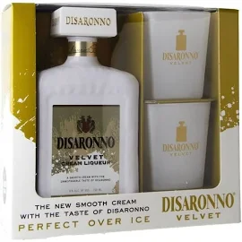 Disaronno Amaretto Velvet with 2 Glasses 750ML