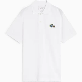 Lacoste Men's x Netflix Polo Shirt Print Elite White - Polo Shirts