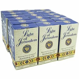 Big Set 18pcs Authentic Anointing Oils Light Of Jerusalem Israel