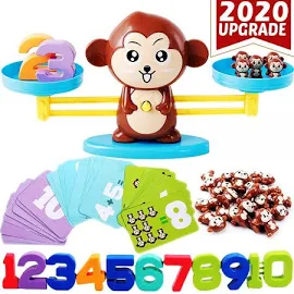 Stem Toys & Games Monkey Balance Math Games for Boys & Girls, Educational Math Games Math Manipulatives Children's Gift Family Games & Kids Learning