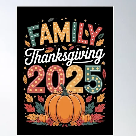 Family Thanksgiving 2025 2025 Poster