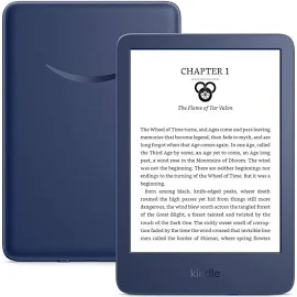 Amazon International Version - Kindle – The Lightest and Most Compact Kindle, Now with A 6” 300 Ppi High-resolution Display, and 2x The Storage – Denim