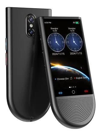 Intelligent Translator Support offline translation, no need to pay for subscription and download the APP, Black