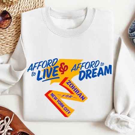 Zohran Mamdani 2025 Support T-Shirt, Nyc Mayor Election Tee