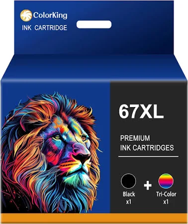 67 XL Ink Replacement for Printer