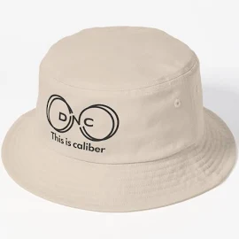 Dnc Collection Logo & Slogan - Black Slogan Bucket Hat