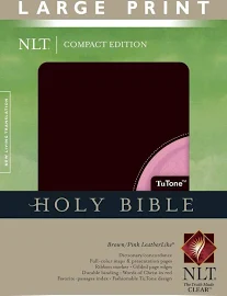 Holy Bible: New Living Translation, Brown/Pink, TuTone LeatherLike [Book]