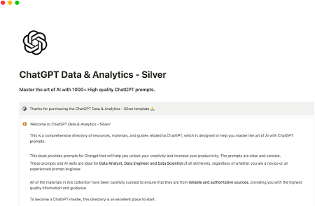 ChatGPT Data & Analytics