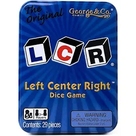 George & Co. Games Dice Game, Left Center Right