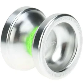 Yoyo Professional Magic Yoyo T6 Unresponsive Yoyos Rainbow Aluminum Alloy Metal Yoyo 8 Ball KK Bearing with String Suitable for Childrens Silver Y240