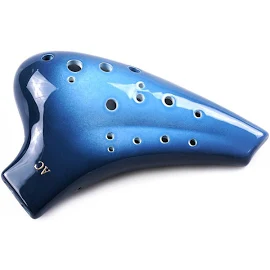 Double Ocarina in C Major with Two Octave Range