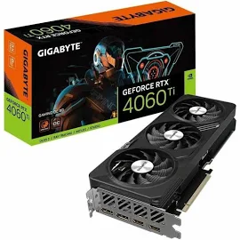 Gigabyte Nvidia GeForce RTX 4060 Ti Gaming OC 8GB GDDR6 Graphic Card