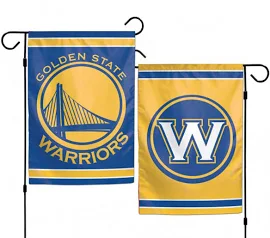 Golden State Warriors 2 Sided NBA Garden Flag