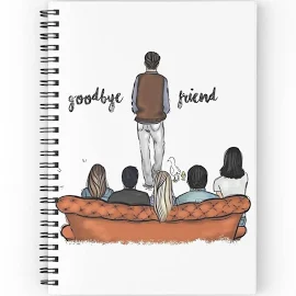 Matthew Perry art Spiral Notebook