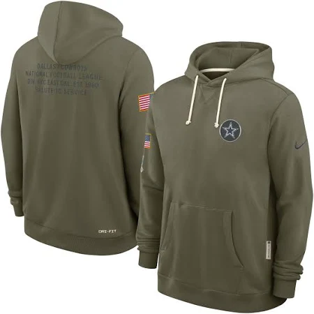 Nike Men's Dallas Cowboys 2025 Salute to Service Dri-FIT Hoodie