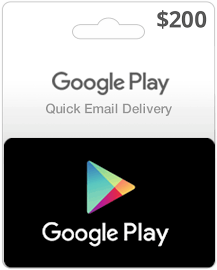 $200 USA Google Play Gift Card (Email Delivery) | Card Delivery