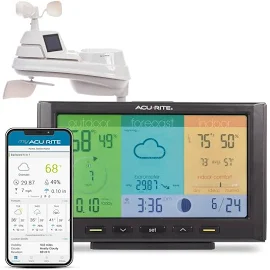 Acurite Iris Weather Station with Direct-to-Wi-Fi Color Display for Remote Monitoring