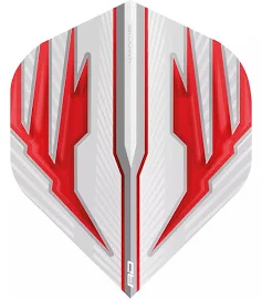 Red Dragon Hardcore Radical White Red Standard Dart Flights