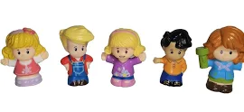 Little People Fisher Price Lot Of 5 Mom Girls And Boys