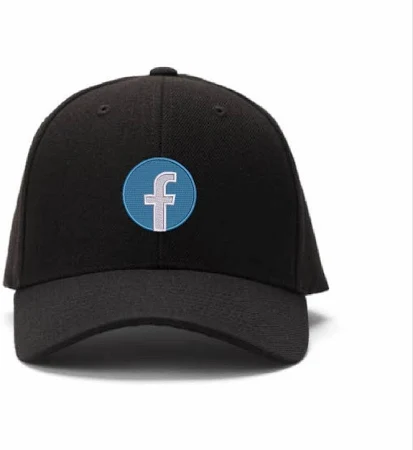 Facebook Logo Machine Embroidery 2.25 Tall
