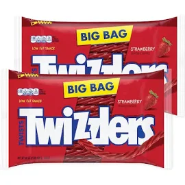 Twizzlers 56710 Strawberry Twists, 32 Oz Bag, Pk2, 2Pk