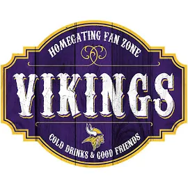 Football Fan Shop Officially Licensed NFL 24" Homegating Tavern Sign - Vikings