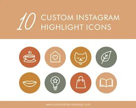 10 Custom Instagram Highlight Icons