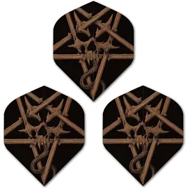 Alchemy - Pentacle Skull Darts Flights