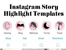 Instagram Story Cover Highlights Icons! Pale Pink Edition (13 Pack)