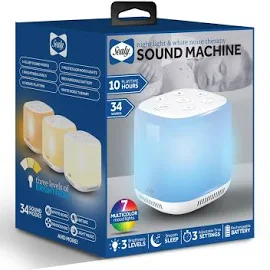 Sealy Multicolor LED Sleep Speaker & White Noise Therapy Sound Machine