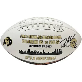 Deion Sanders Colorado Buffaloes Autographed "New Era" Limited Edition Exclusive Football | By Nikco Sports