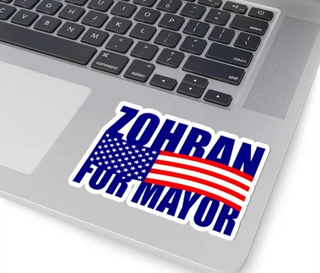 Zohran for Mayor NYC Election Sticker: Durable Vinyl