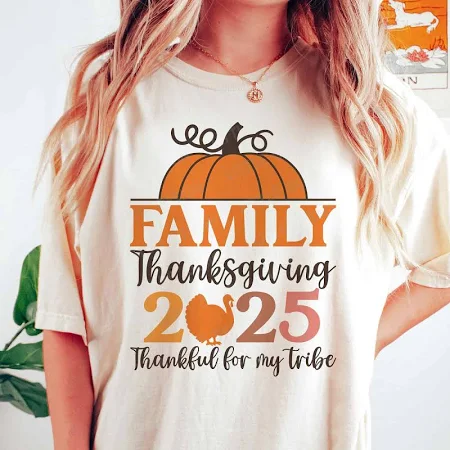Family Thanksgiving 2025 SVG, Thanksgiving SVG, Fall Png, Funny Thanksgiving Family Shirt, Svg Files For Cricut