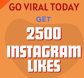 2500 Instagram Likes