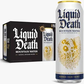 Liquid Death Mountain Water - 16.9 fl oz