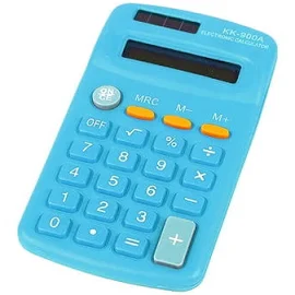 Zaroyeax Calculator, Basic Small Battery Operated, Large Display Four Function, Auto Powered Handheld Calculator, Size: One size, Blue