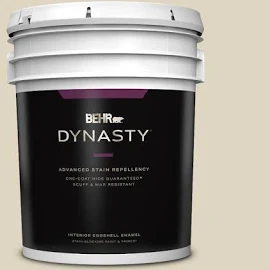 5 gal. Home Decorators Collection #HDC-NT-15 Rococo Beige Eggshell Enamel Interior Stain-Blocking Paint & Primer