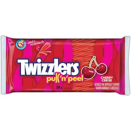 Twizzlers Cherry Pull N Peel Party Pack, 396 Gram/13.96 Ounces {Imported from Canada}