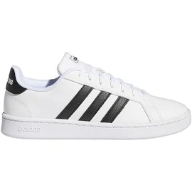 Adidas Women's Grand Court Shoes - White/Black - 7