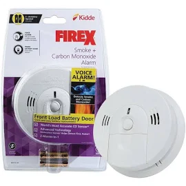 Kidde Intelligent Carbon Monoxide and Smoke Alarm Combination Battery Operated