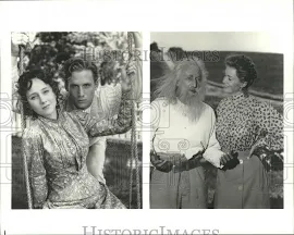 1992 Press Photo Reed Diamond, Anne Heche, Jessica Lange In "o