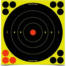 Birchwood Casey Shoot-N-C Target - 8" Bullseye, 30 Pack