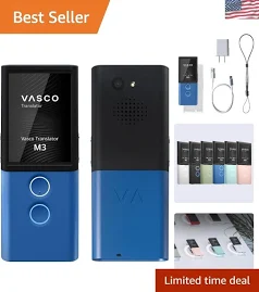 Vasco M3 Device: 76 Language Translator With Lifetime Sim &