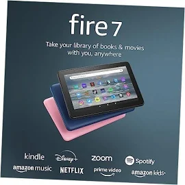 Amazon Tablet, 7” Display, Read And 16 Gb Lockscreen Ad-supported