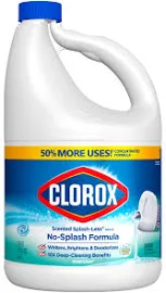 Clorox Bleach, Splash-Less, Scented - 3.66 qt